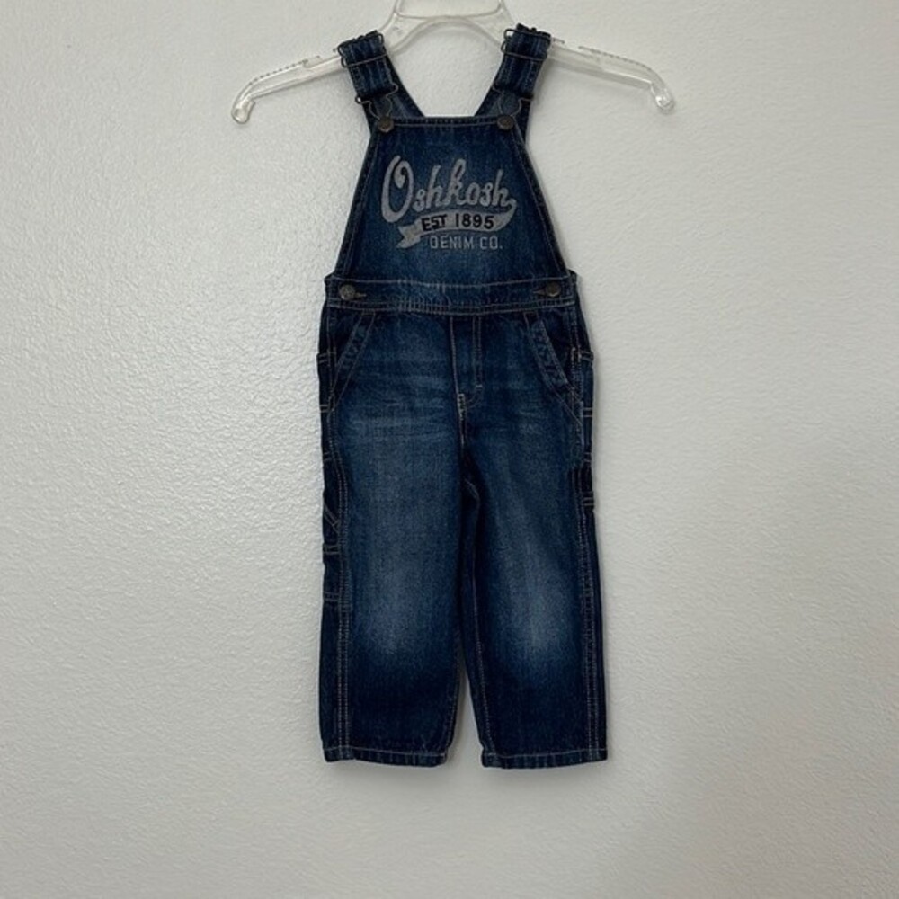 OshKosh B'Gosh Denim Toddler Overalls Jeans 2T
